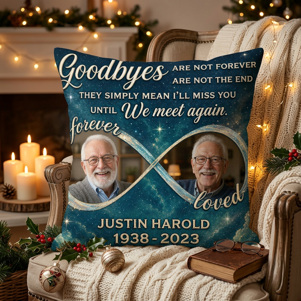 Personalized Photo Memorial Pillow When You Miss Me - Custom Sympathy Gift for Loss of a Loved One - Image 6