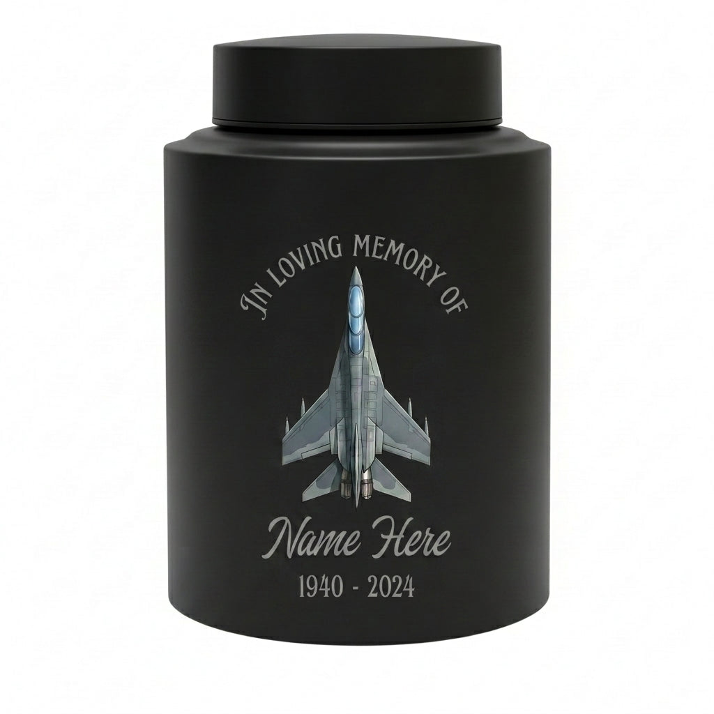 Personalized Veterans Military Soldier Stainless Steel Large Cremation Urn for Human Ashes, Custom Army Navy Air Force Tribute, Memorial Keepsake Urn, Memorial Gift, In Loving Memory - Image 11