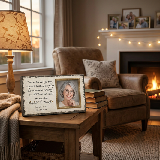 Personalized Memorial Photo Canvas Wall Art – Sympathy Gift for Loss of Loved One - Image 2