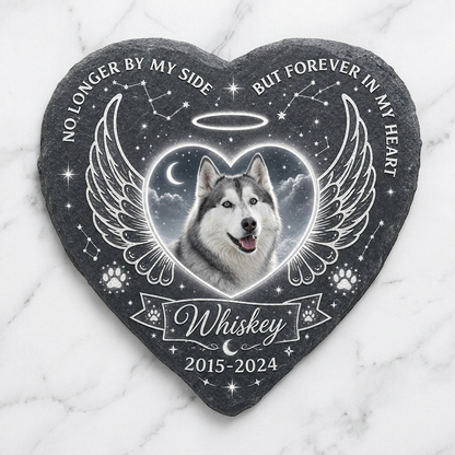 Personalized Dog Memorial Heart Stone – Custom Pet Loss Garden Keepsake Gift - Image 3