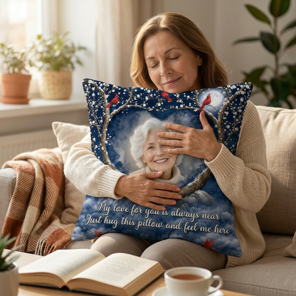 Personalized Memorial Photo Pillow All Over Printed Cardinal Sympathy Remembrance Gift - Image 4