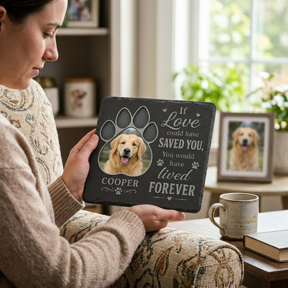 Personalized Pet Memorial Garden Stone Rectangle – Dog Loss Grave Marker Gift - Image 4