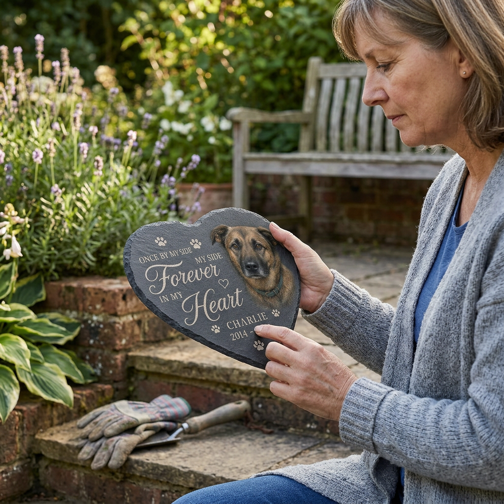 Personalized Pet Memorial Garden Stone – Custom Dog Loss Remembrance Gift - Image 4