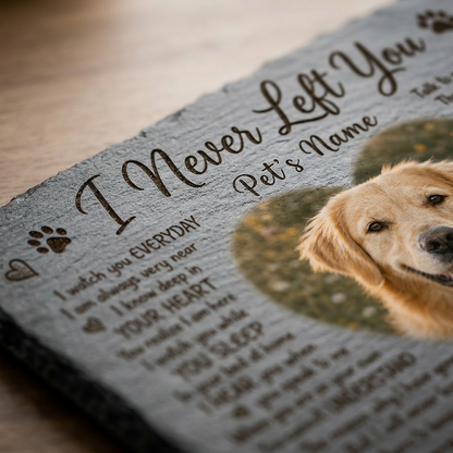 Personalized Pet Memorial Garden Stone with Photo – Dog Loss Remembrance Plaque - Image 5