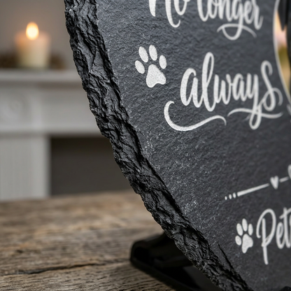 Personalized Pet Memorial Garden Stone – Custom Photo Slate Plaque Dog Loss Gift - Image 5