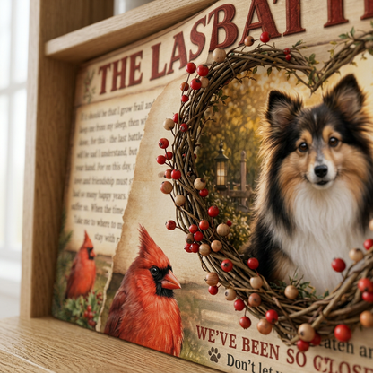 Personalized Dog Memorial Wall Canvas - The Last Battle Pet Loss Remembrance Gift - Image 5