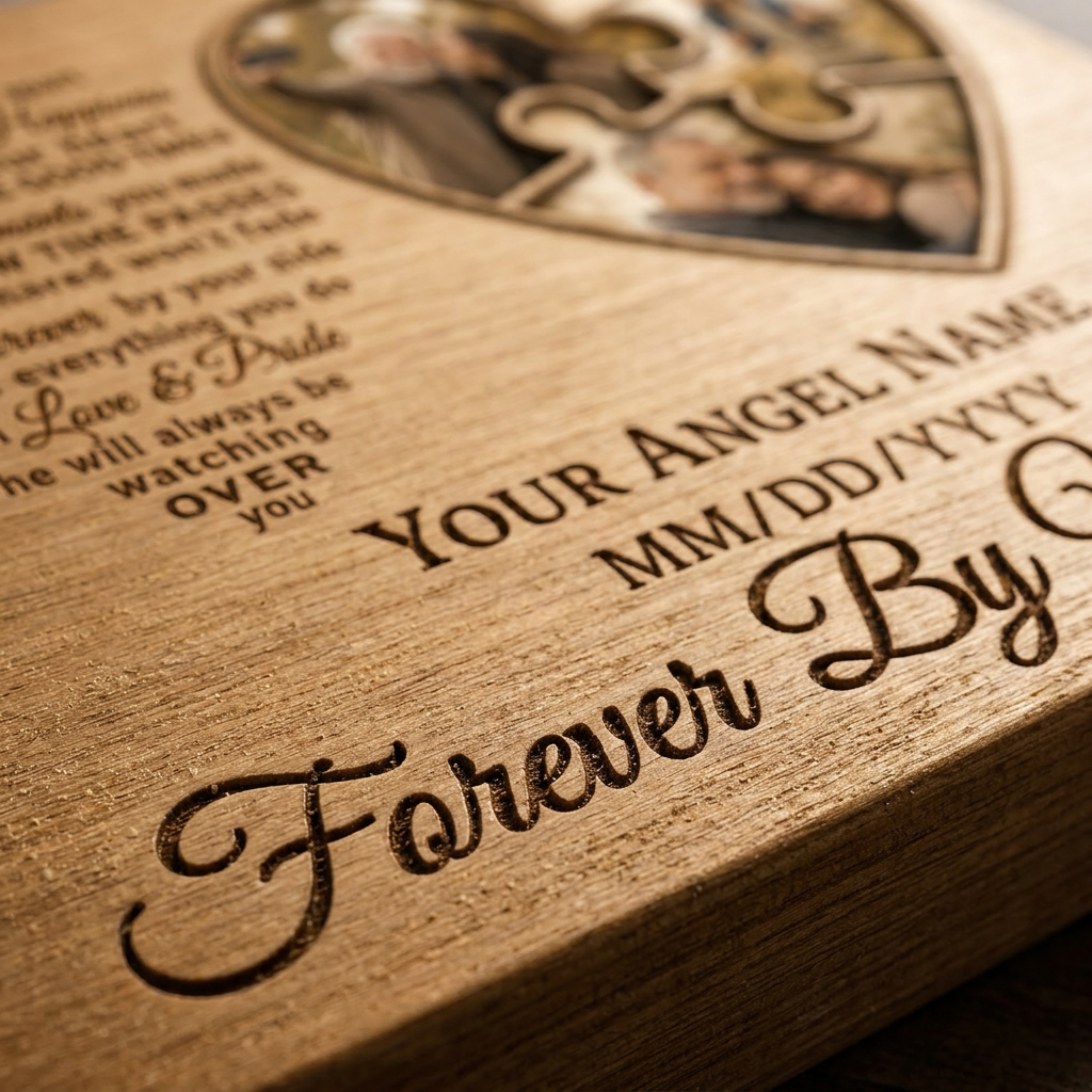 Personalized Memorial Canvas – Sympathy Gift for Loss of Father With Photos - Image 5