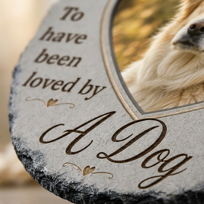 Personalized Dog Memorial Garden Stone With Photo – Pet Loss Keepsake Gift - Image 5