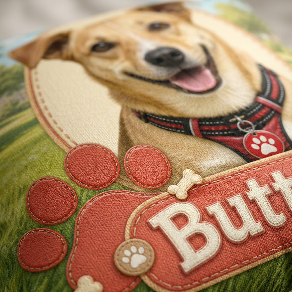 Personalized Pet Photo Pillow All Over Printed - Custom Dog Cat Name Gift for Pet Owners & Lovers - Image 5