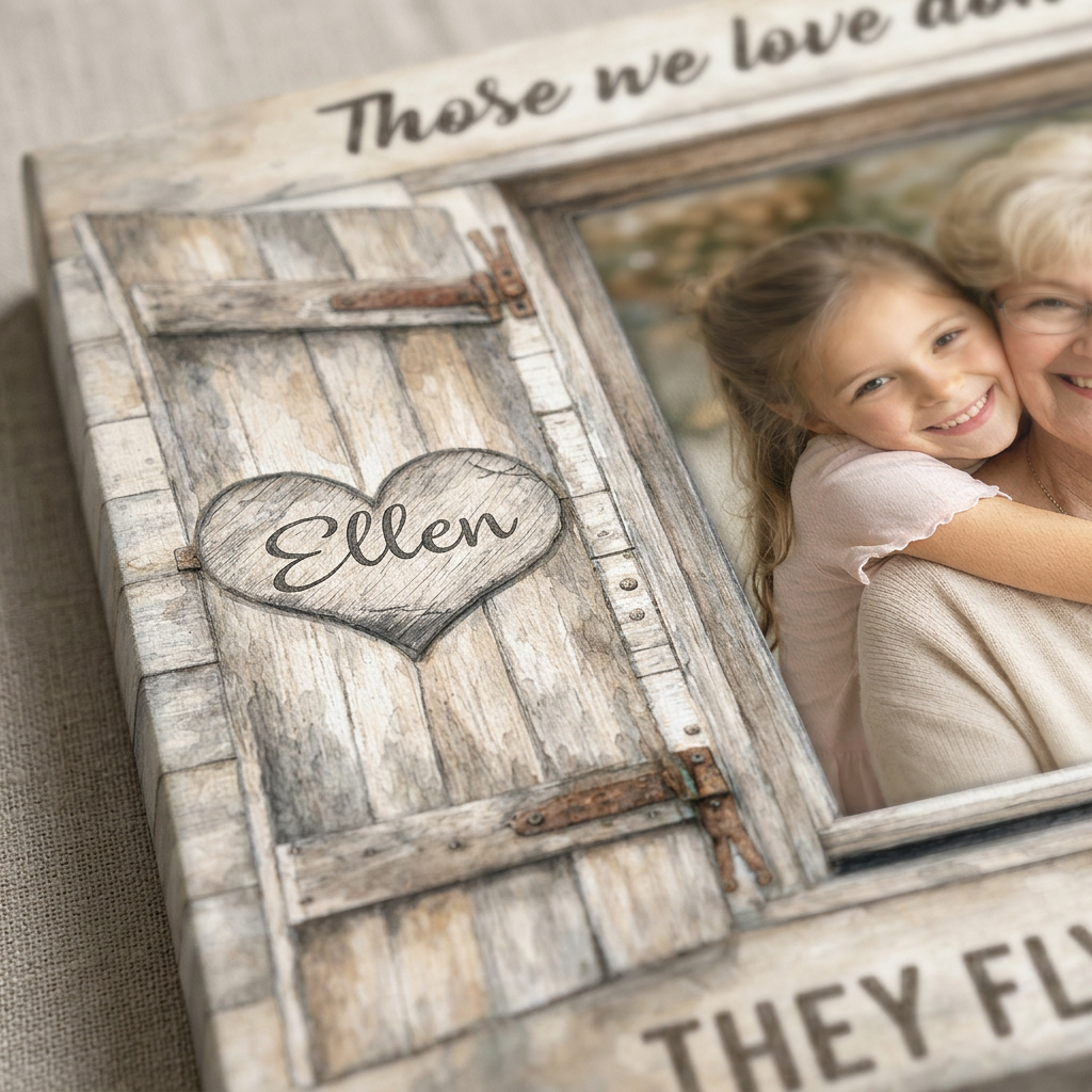 Personalized Memorial Photo Canvas Wall Art, Sympathy Gift for Grandmother - Image 5