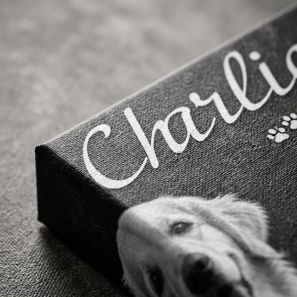 Personalized Dog Memorial Canvas Wall Art – Custom Pet Loss Remembrance Gift - Image 5