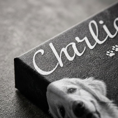 Personalized Dog Memorial Canvas Wall Art – Custom Pet Loss Remembrance Gift - Image 5
