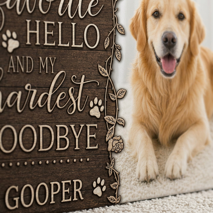 Personalized Dog Memorial Wall Canvas, Pet Loss Sympathy Gift for Dog Owners - Image 5