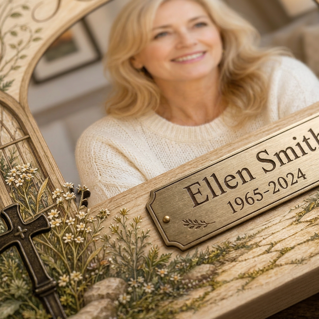 Personalized Memorial Wall Canvas Tree Remembrance Photo Sympathy Gift for Loss of Loved One - Image 5