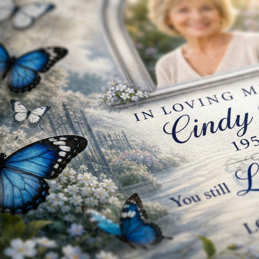 Personalized Memorial Canvas Wall Art for Loss of Mother, Grandmother or Loved One - Image 5
