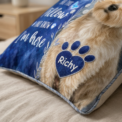 Personalized Pet Memorial Photo Pillow All Over Printed - Dog Remembrance Sympathy Gift for Pet Owners - Image 5
