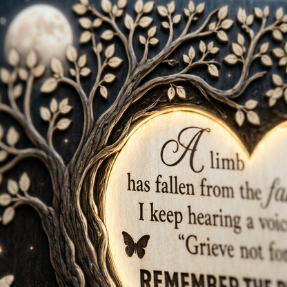 Personalized Memorial Family Tree Wall Canvas With Photo, Butterfly Remembrance Gift - Image 5