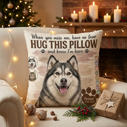 Personalized Pet Memorial Pillow with Photo - Dog Cat Loss Remembrance Sympathy Gift - Image 6