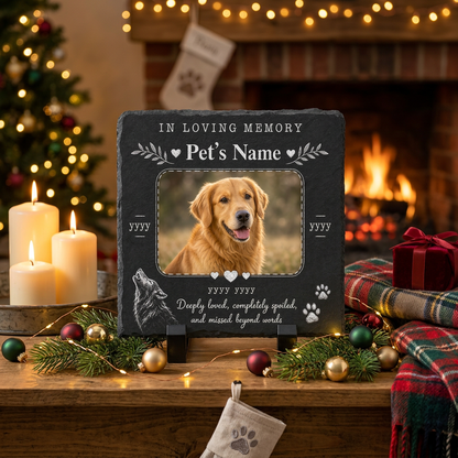 Personalized Pet Photo Memorial Garden Stone - Dog Loss Grave Decoration Gift - Image 6