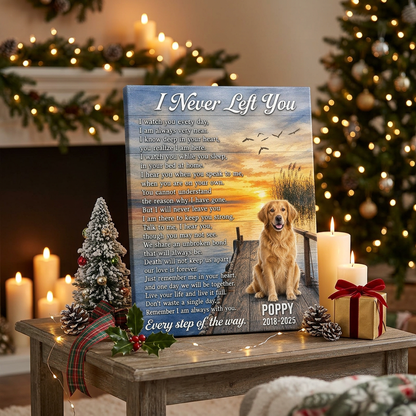 Personalized Pet Memorial Canvas Wall Art - Custom Dog Photo Print - Dog Loss Sympathy Gift - Image 6