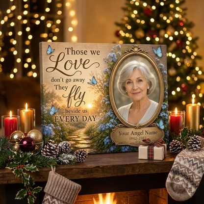 Personalized Memorial Wall Canvas Custom Photo Remembrance Gift for Loss of Loved One - Image 6