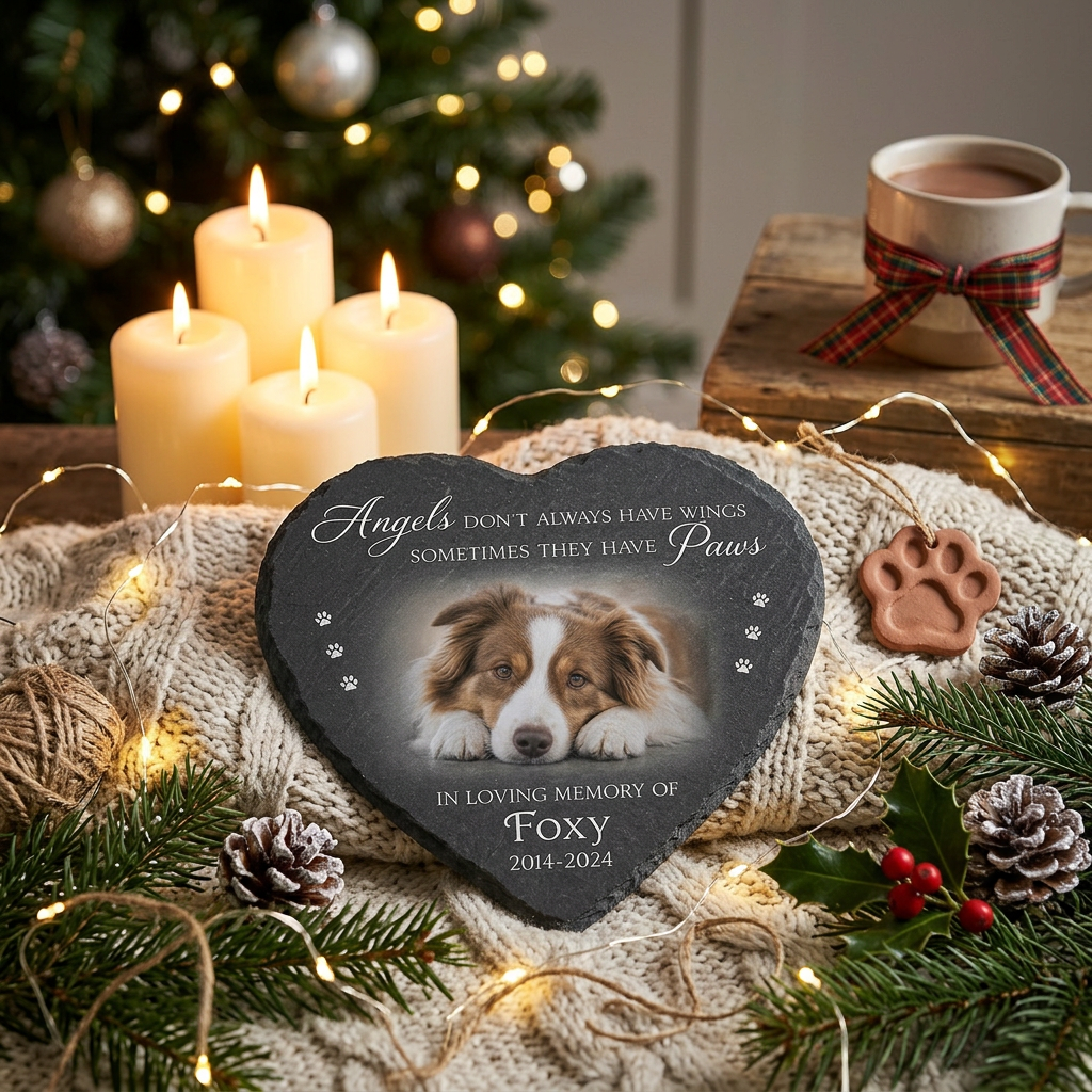 Personalized Pet Memorial Garden Stone – Custom Heart Dog Loss Grave Marker Gift - Image 6