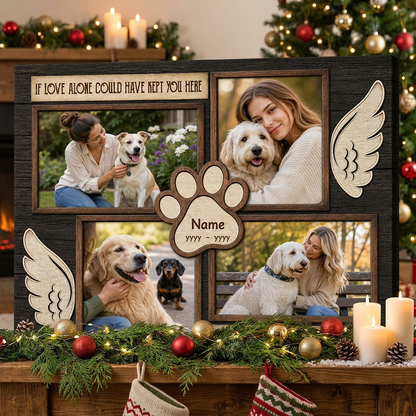 Personalized Pet Memorial Photo Collage Canvas Wall Art Dog Lovers Sympathy Gift - Image 6