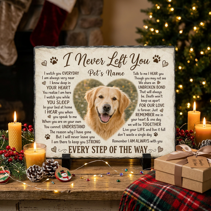 Personalized Pet Memorial Garden Stone with Photo – Dog Loss Remembrance Plaque - Image 6