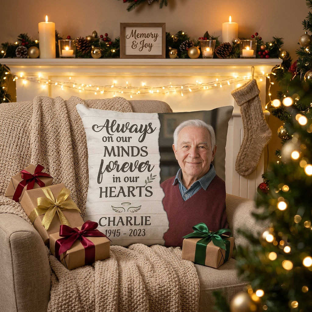 Personalized Memorial Photo Pillow All Over Printed - Sympathy Gift for Loss of a Loved One - Image 6