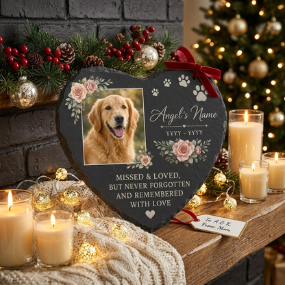 Personalized Dog Photo Memorial Garden Stone – Pet Loss Remembrance Gift - Image 6