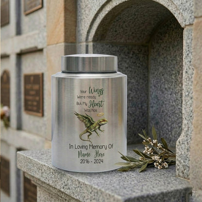 Personalized Iguana Gecko Lizard UV Printed Bereavement Tribute for Reptile Lover, Loss of Loved One Ash Storage Container, Two Sizes, Memorial Keepsake Urn, Memorial Gift, In Loving Memory - Image 7