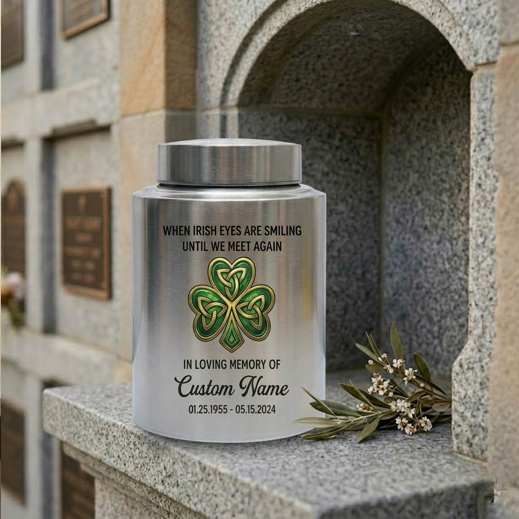 Personalized Irish Blessing Large Cremation Urn for Human Ashes Adult Male Female Remembrance Bereavement Keepsake Home Decor, Memorial Keepsake Urn, Memorial Gift, In Loving Memory - Image 7