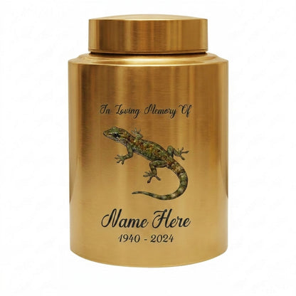 Personalized Iguana Lizard Stainless Steel Cremation Urn for Human Ashes Loss of Loved One Family Member Decorative Display 7.5in x 5.1in Memorial Keepsake Urn, Memorial Gift, In Loving Memory - Image 9