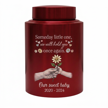 Personalized Baby Loss Sunflower Heart Stainless Steel Urn For Infant Child Bereavement Sympathy Gift Loss Of Little One Small Large Sizes Memorial Keepsake Urn, Memorial Gift, In Loving Memory - Image 10