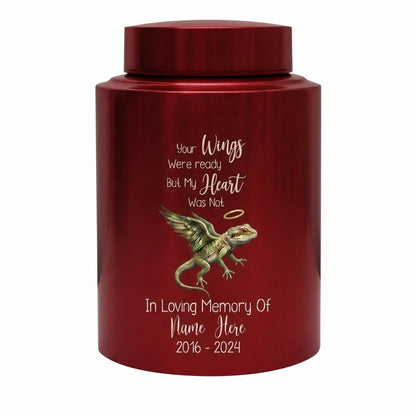 Personalized Iguana Gecko Lizard UV Printed Bereavement Tribute for Reptile Lover, Loss of Loved One Ash Storage Container, Two Sizes, Memorial Keepsake Urn, Memorial Gift, In Loving Memory - Image 10