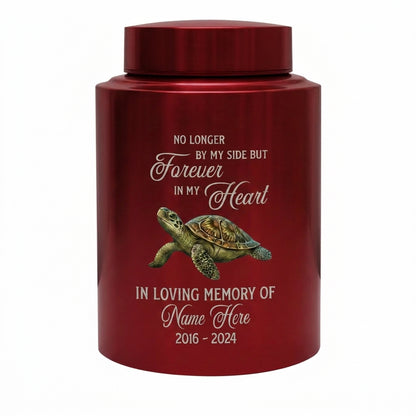 Personalized Turtle Tortoise Pet Loss Grief Tribute Ashes Holder Family Friends Relatives No Longer By My Side But Forever In My Heart Memorial Keepsake Urn, Memorial Gift, In Loving Memory - Image 10