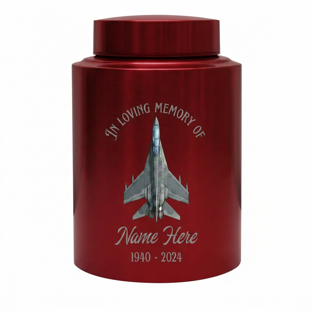 Personalized Veterans Military Soldier Stainless Steel Large Cremation Urn for Human Ashes, Custom Army Navy Air Force Tribute, Memorial Keepsake Urn, Memorial Gift, In Loving Memory - Image 10