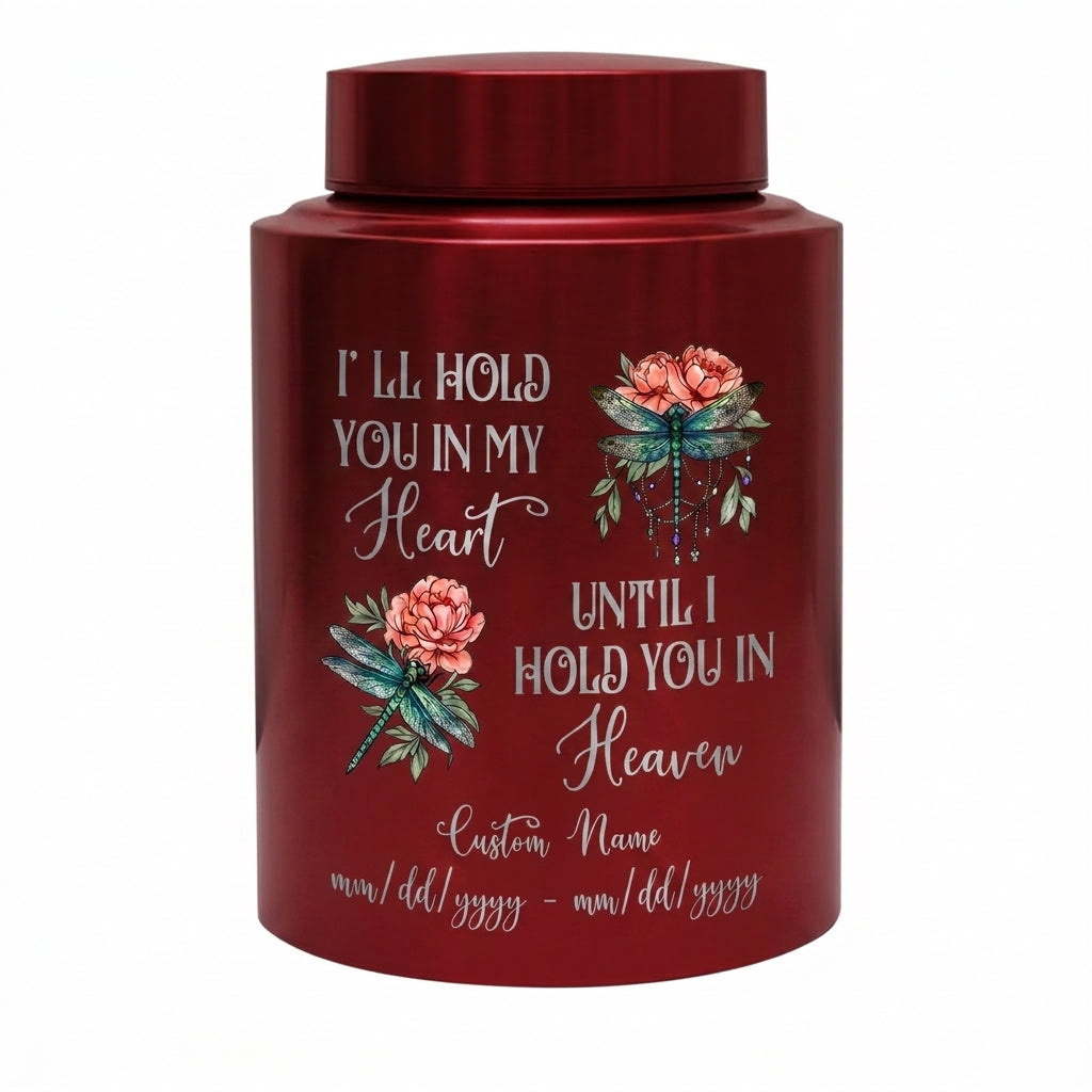 Personalized Dreamy Dragonfly UV Printed Stainless Steel Cremation Urn For Adult Human Ashes Sympathy Funeral Bereavement Display Memorial Keepsake Urn, Memorial Gift, In Loving Memory - Image 10