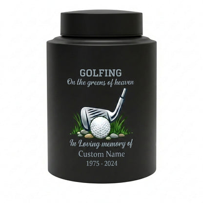 Personalized Golf Players Stainless Steel Cremation Urns For Human Ashes Adult Male Female On The Greens Of Heaven Funeral Small Large Memorial Keepsake Urn, Memorial Gift, In Loving Memory - Image 11