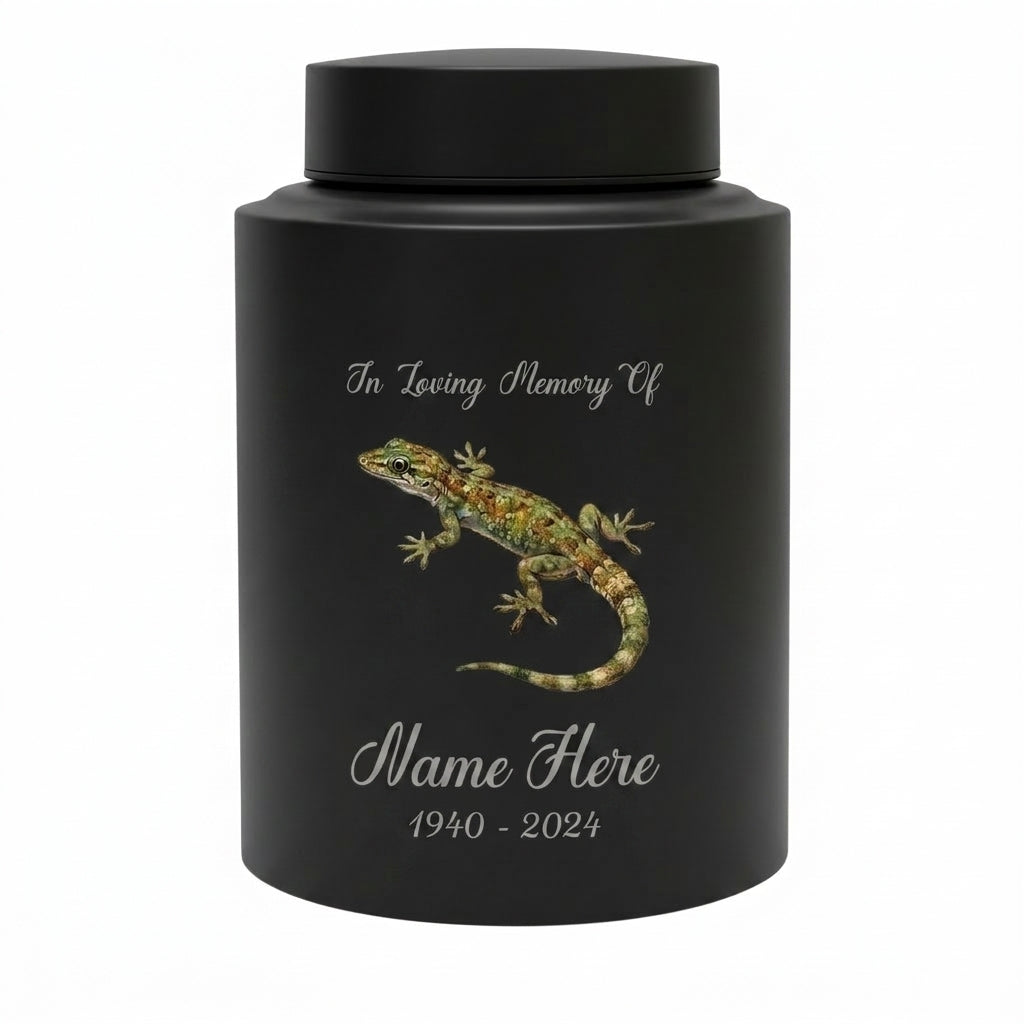 Personalized Iguana Lizard Stainless Steel Cremation Urn for Human Ashes Loss of Loved One Family Member Decorative Display 7.5in x 5.1in Memorial Keepsake Urn, Memorial Gift, In Loving Memory - Image 11