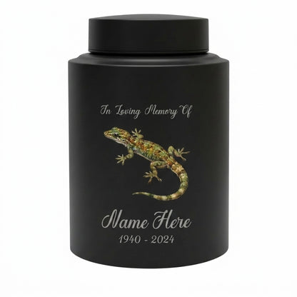 Personalized Iguana Lizard Stainless Steel Cremation Urn for Human Ashes Loss of Loved One Family Member Decorative Display 7.5in x 5.1in Memorial Keepsake Urn, Memorial Gift, In Loving Memory - Image 11